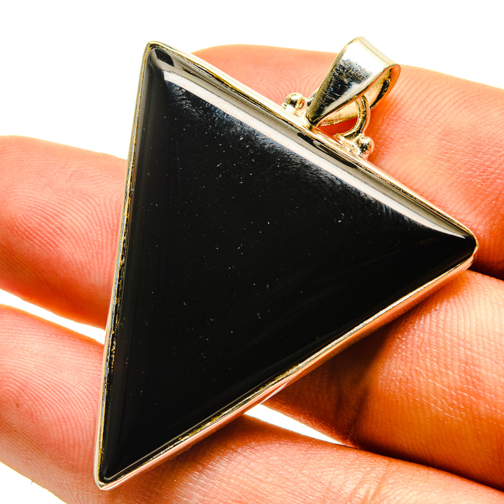 Black Onyx Pendants handcrafted by Anasilvercos - PD759536