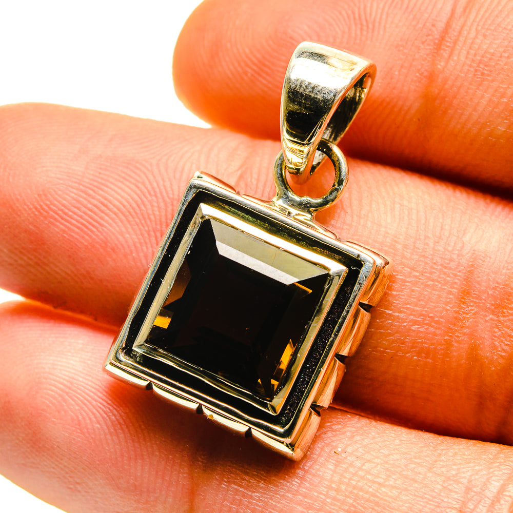 Smoky Quartz Pendants handcrafted by Anasilvercos - PD759544