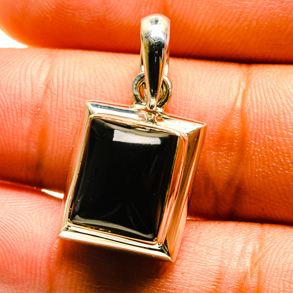 Black Onyx Pendants handcrafted by Anasilvercos - PD759552