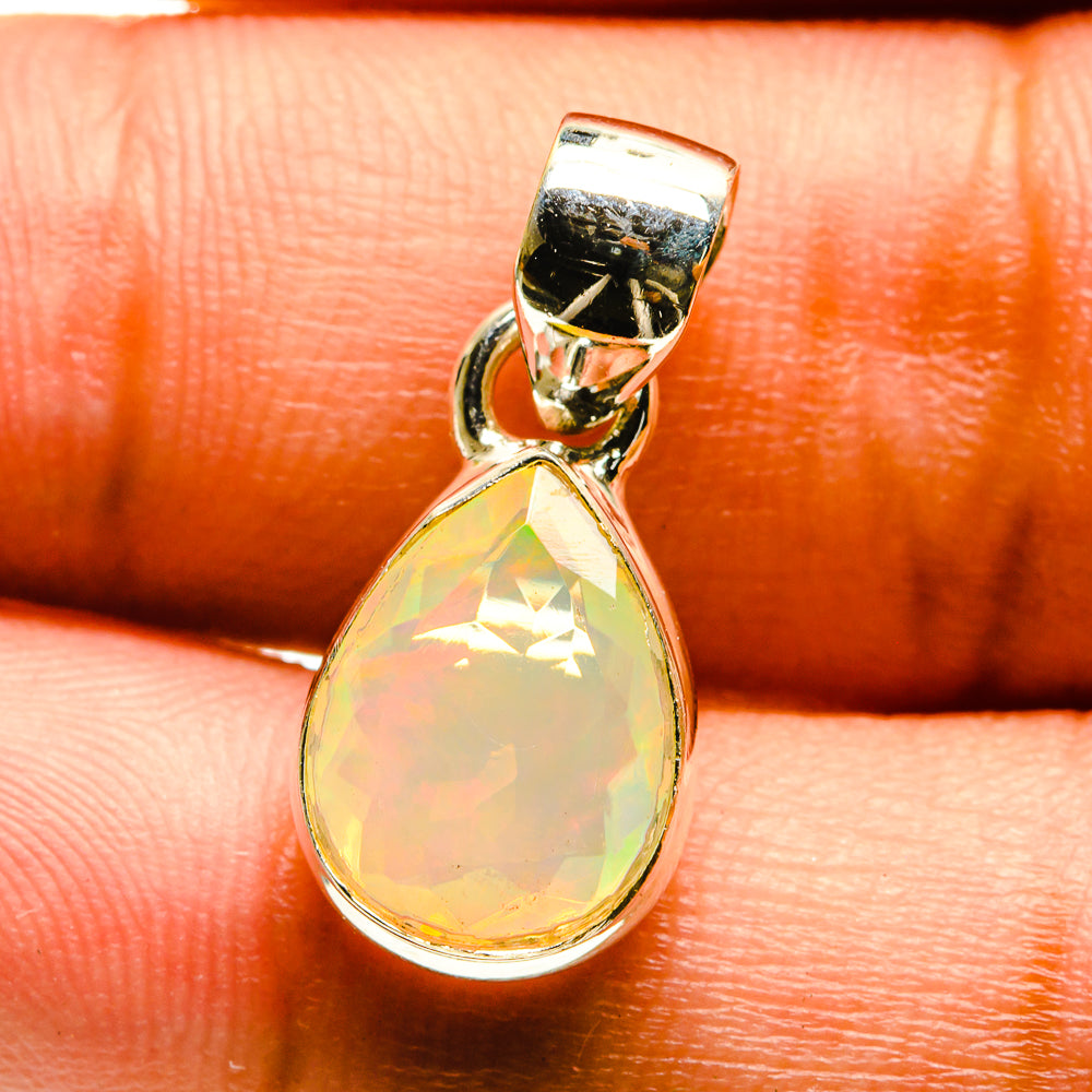 Ethiopian Opal Pendants handcrafted by Anasilvercos - PD759571