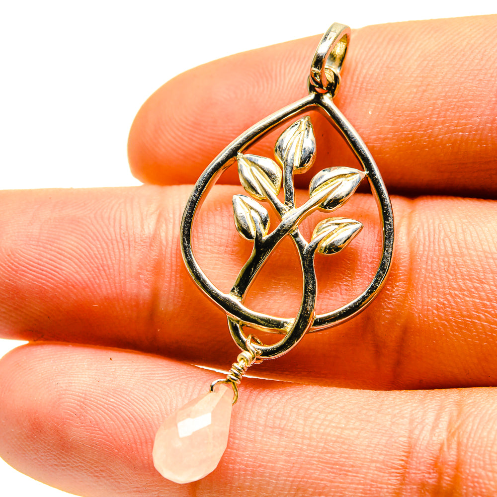Rose Quartz Pendants handcrafted by Anasilvercos - PD759573