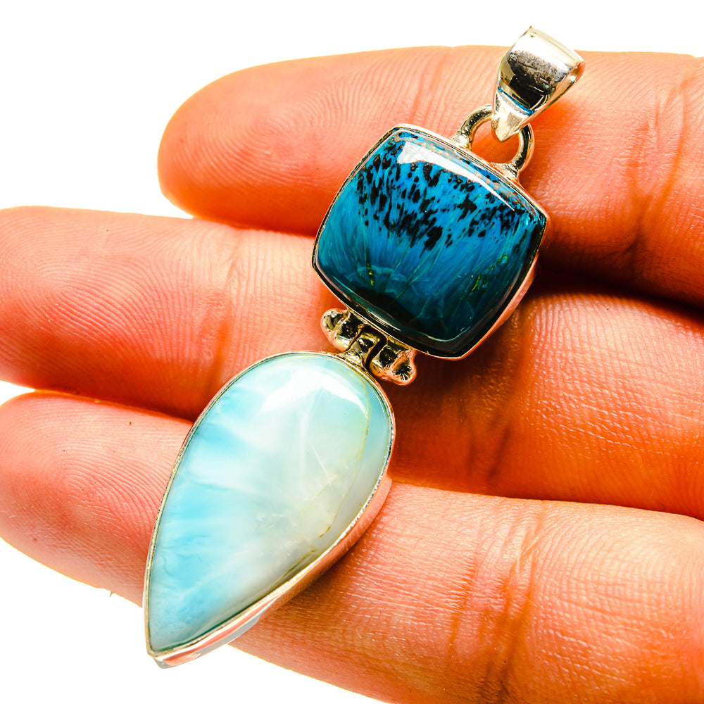 Larimar Pendants handcrafted by Anasilvercos - PD759575