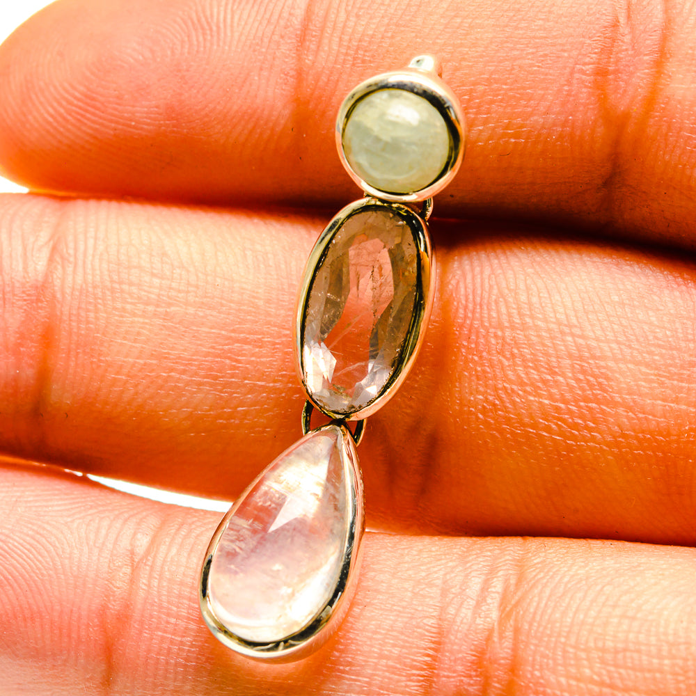 Rainbow Moonstone Pendants handcrafted by Anasilvercos - PD759577