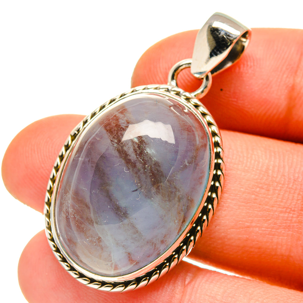 Blue Fluorite Pendants handcrafted by Anasilvercos - PD759896