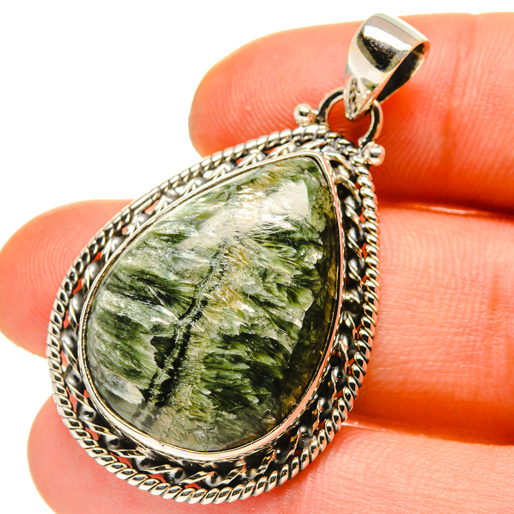 Seraphinite Pendants handcrafted by Anasilvercos - PD759907