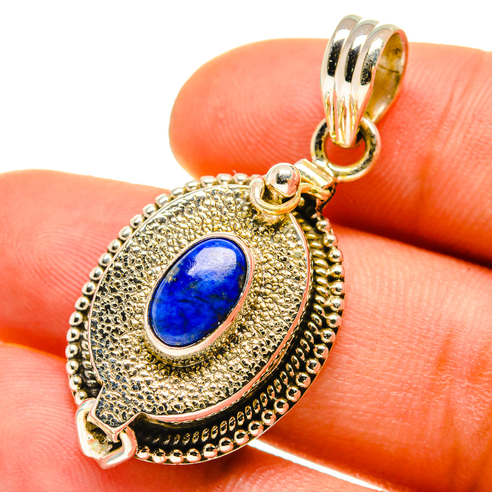Lapis Lazuli Pendants handcrafted by Anasilvercos - PD759922