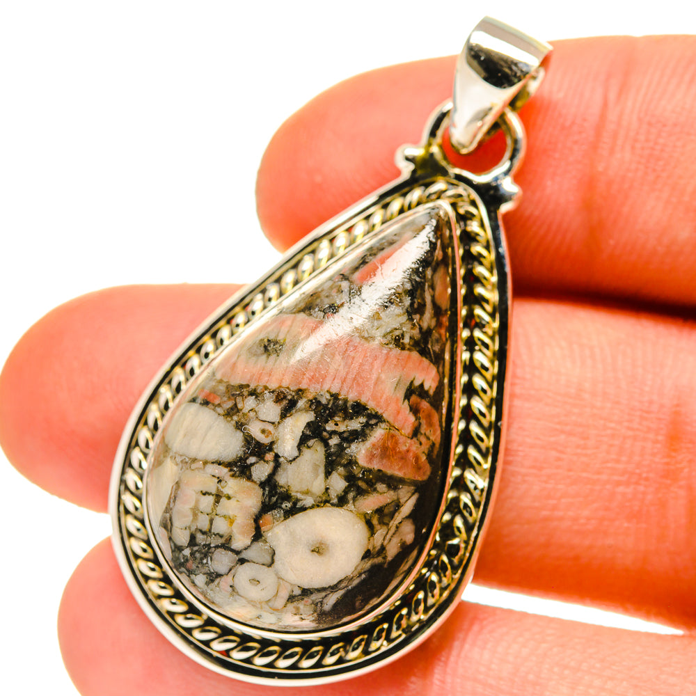 Crinoid Fossil Pendants handcrafted by Anasilvercos - PD759946