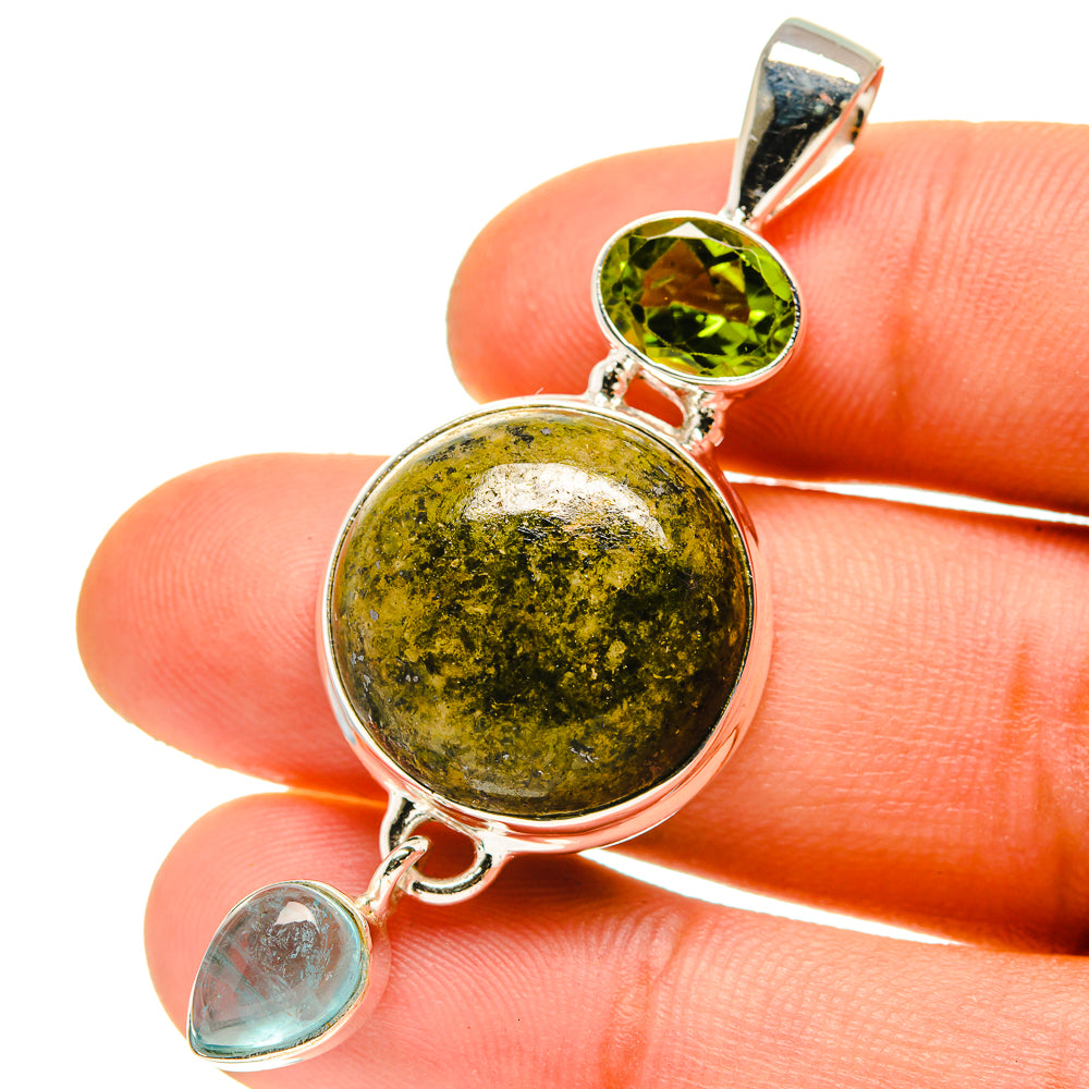 Rainforest Jasper Pendants handcrafted by Anasilvercos - PD759961