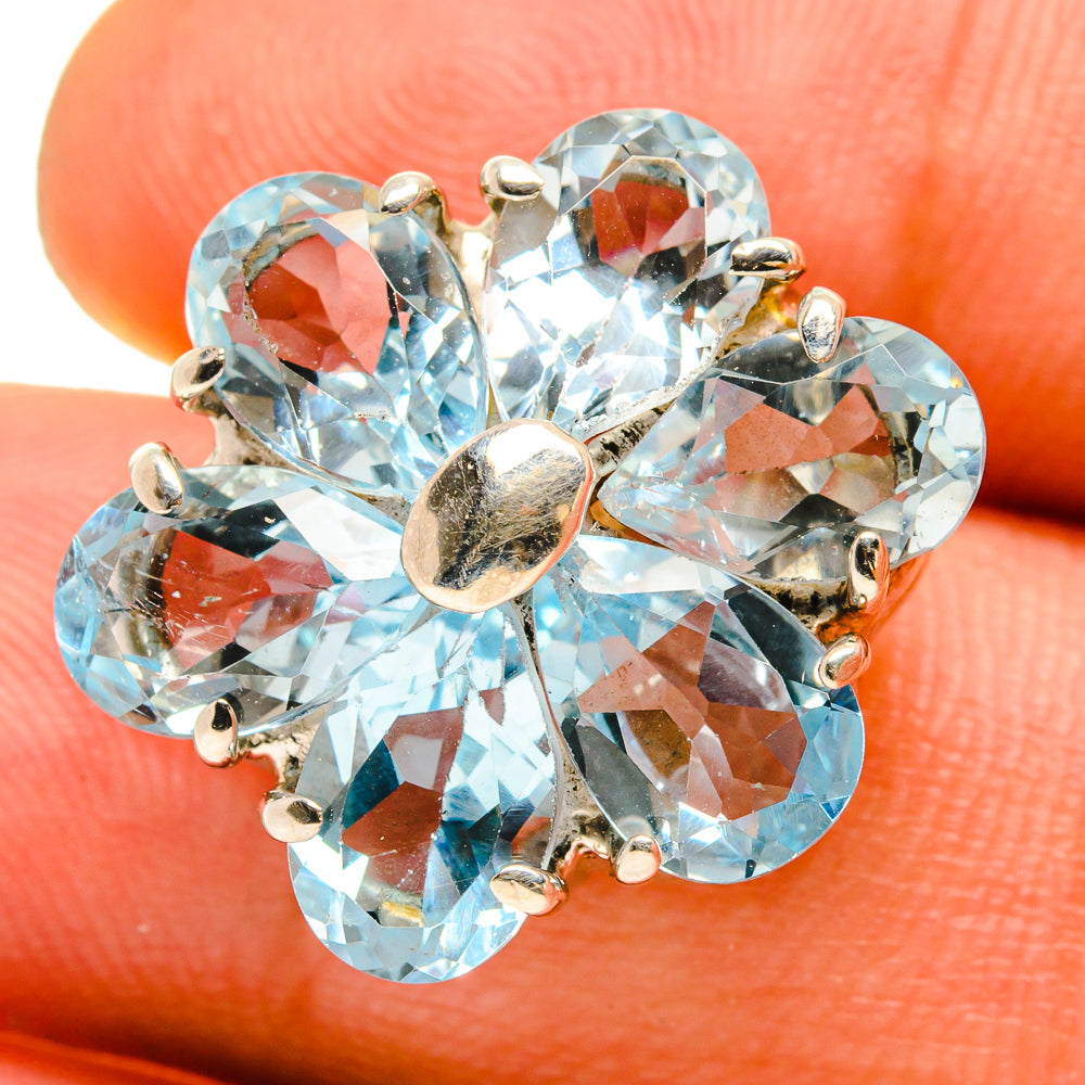 Blue Topaz Pendants handcrafted by Anasilvercos - PD759986