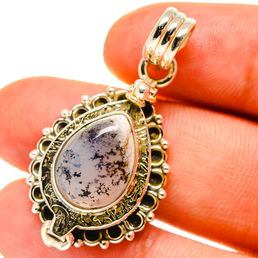 Dendritic Opal Pendants handcrafted by Anasilvercos - PD760019