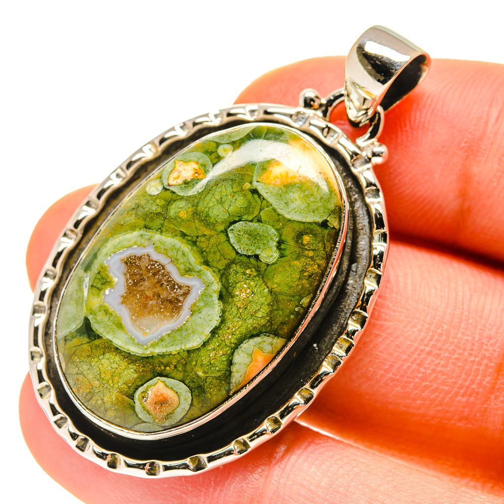 Rainforest Opal Pendants handcrafted by Anasilvercos - PD760030