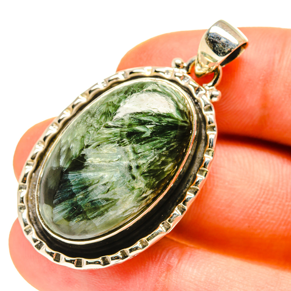 Seraphinite Pendants handcrafted by Anasilvercos - PD760046