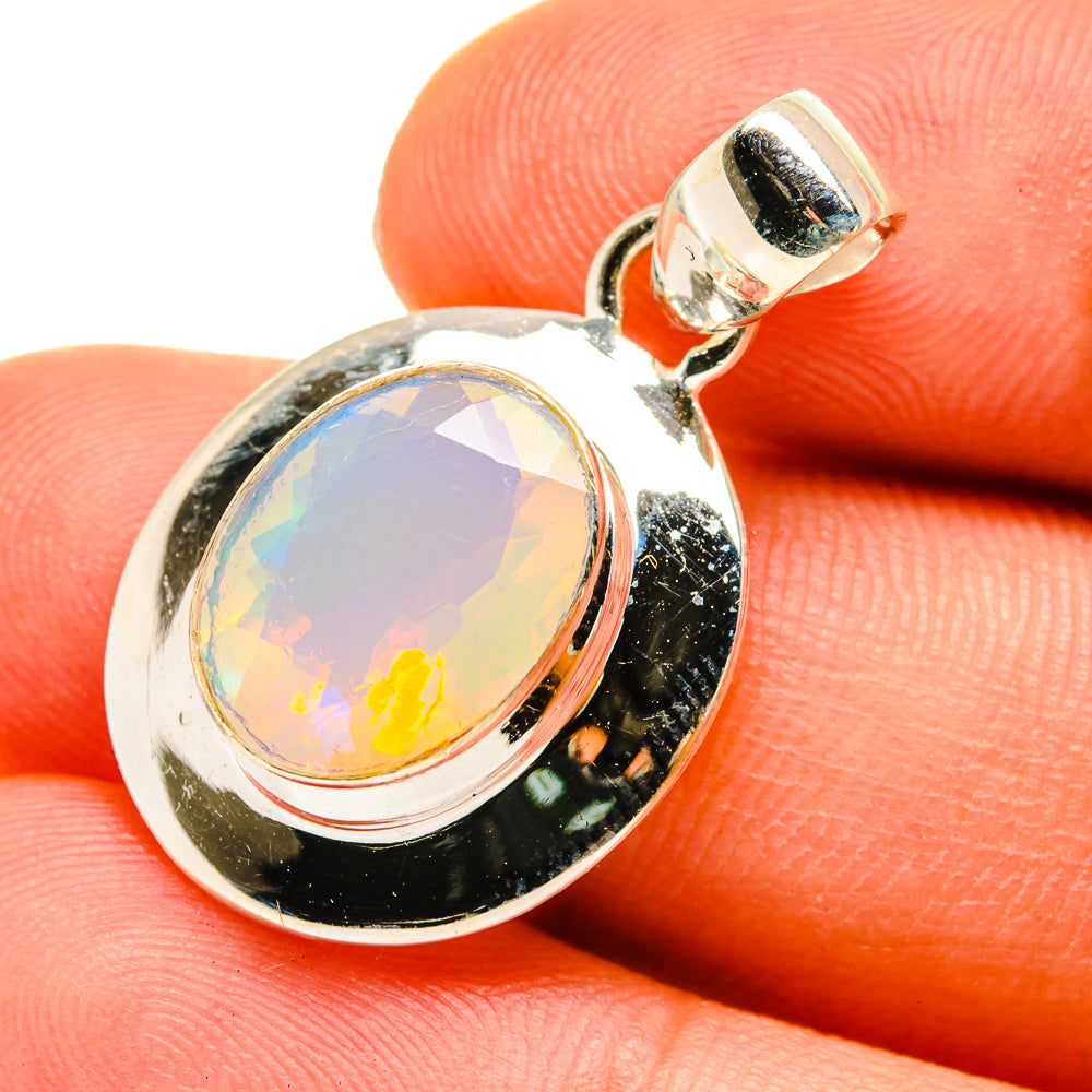 Ethiopian Opal Pendants handcrafted by Anasilvercos - PD760062