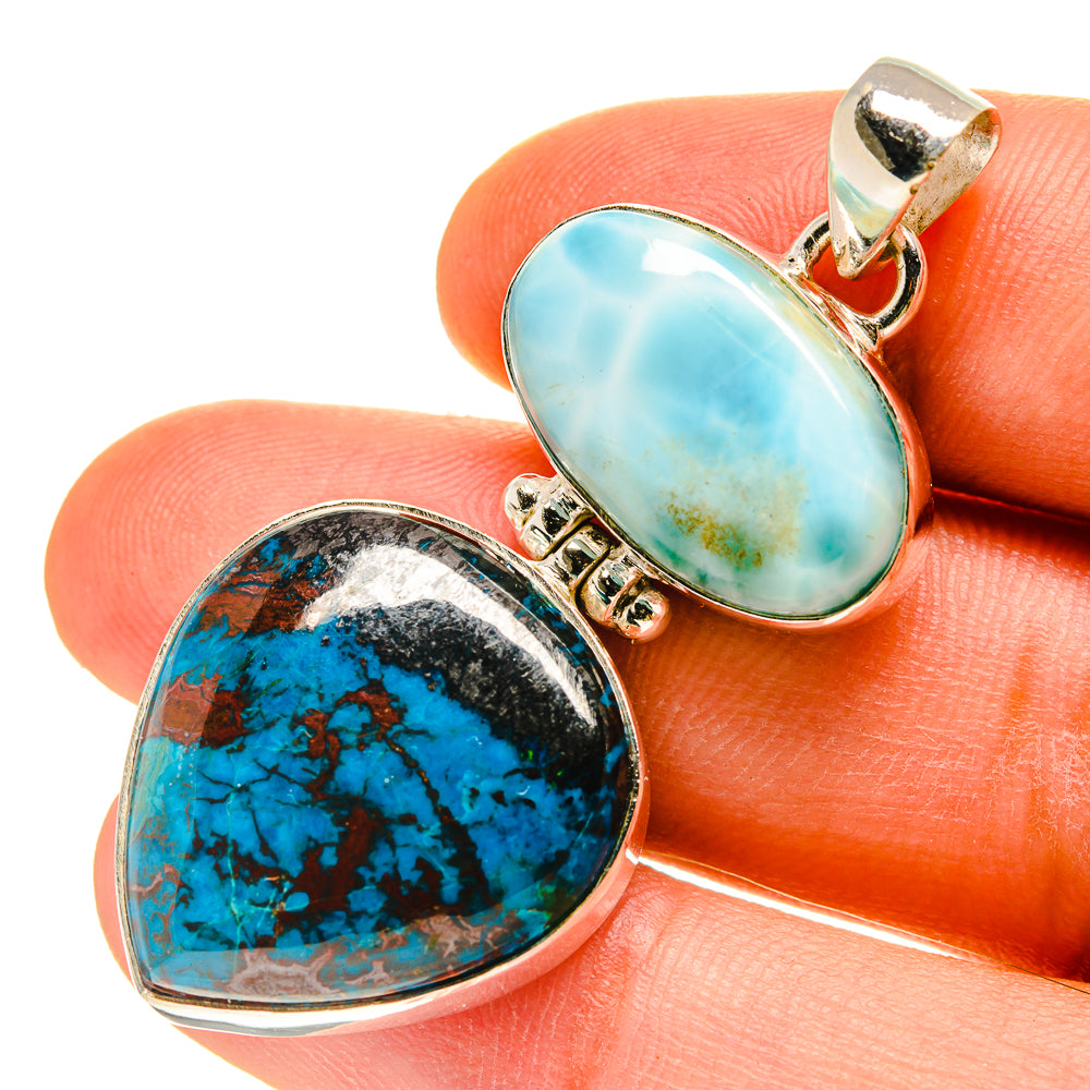 Shattuckite Pendants handcrafted by Anasilvercos - PD760085