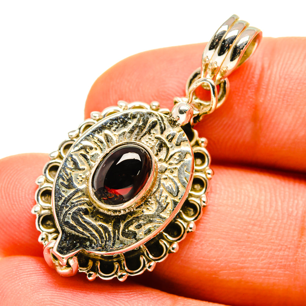 Garnet Pendants handcrafted by Anasilvercos - PD760090
