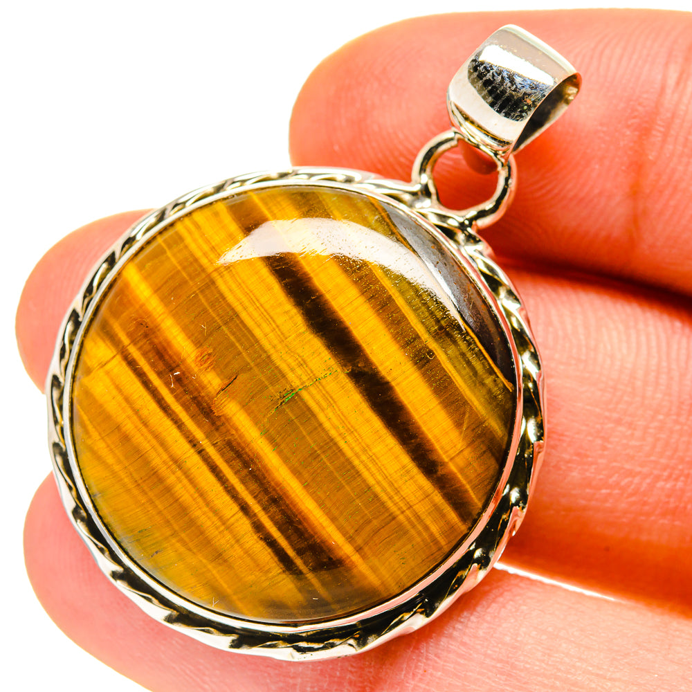 Tiger Eye Pendants handcrafted by Anasilvercos - PD760092