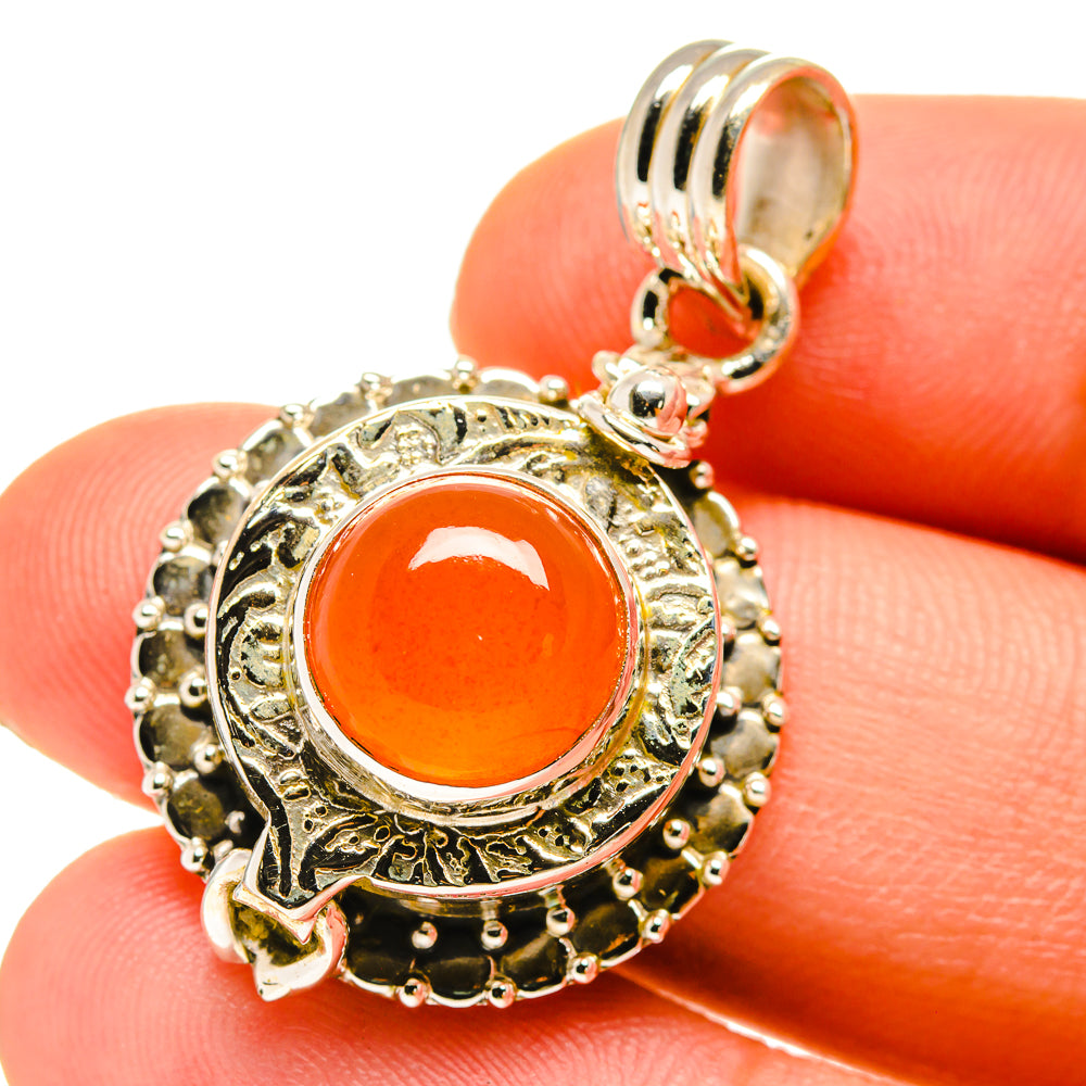 Carnelian Pendants handcrafted by Anasilvercos - PD760095