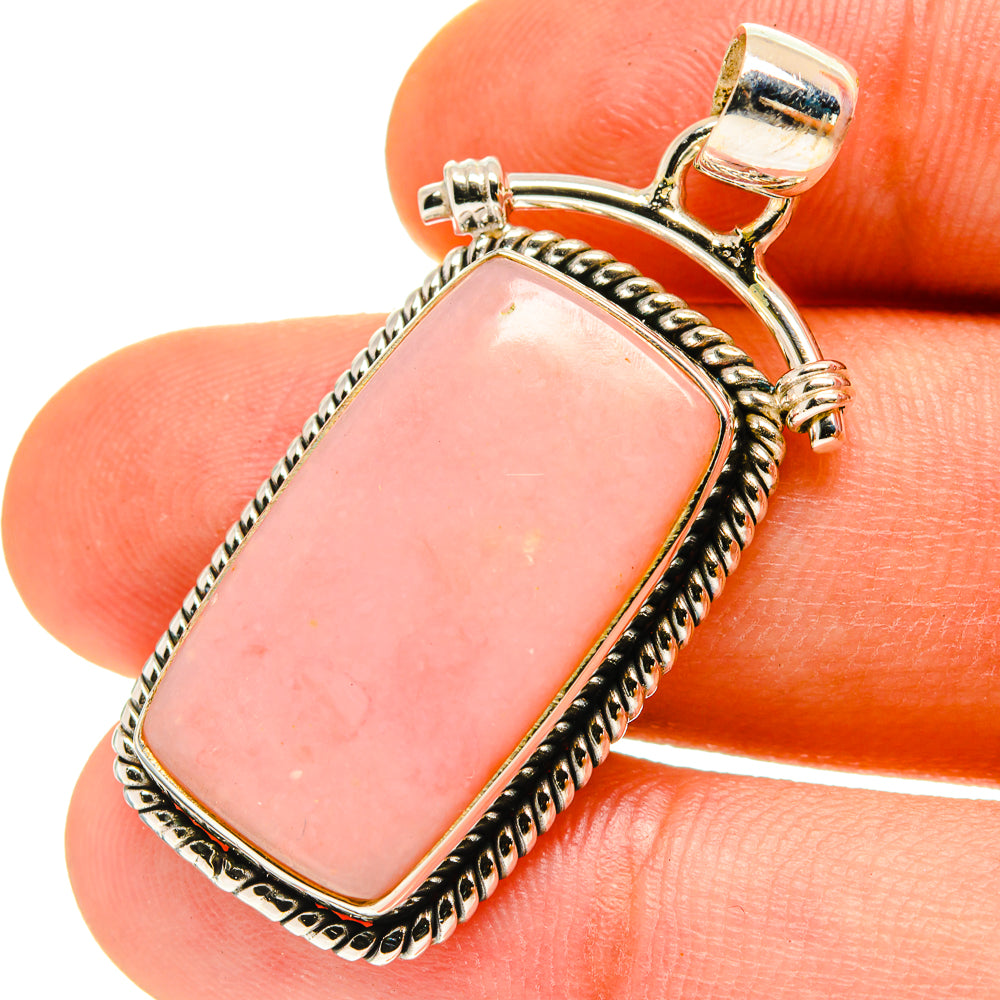 Pink Opal Pendants handcrafted by Anasilvercos - PD760098