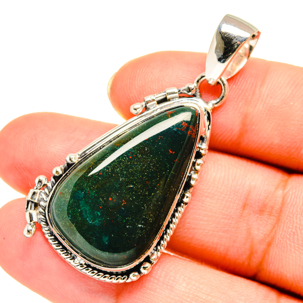 Bloodstone Pendants handcrafted by Anasilvercos - PD7601