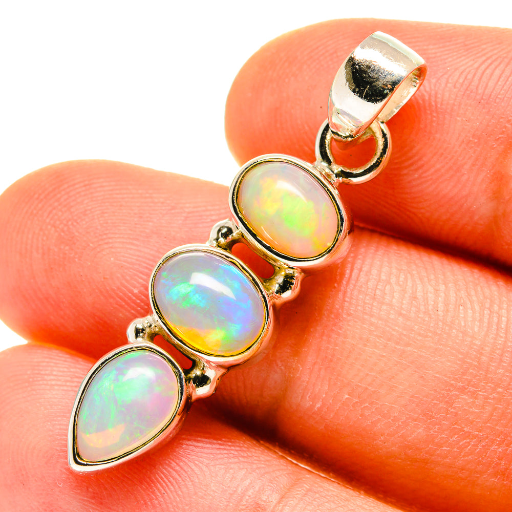 Ethiopian Opal Pendants handcrafted by Anasilvercos - PD760117