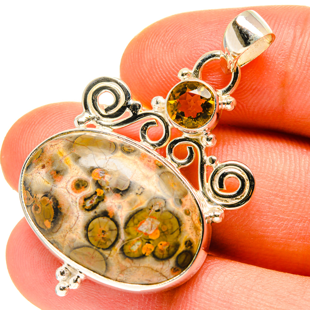 Poppy Jasper Pendants handcrafted by Anasilvercos - PD760121
