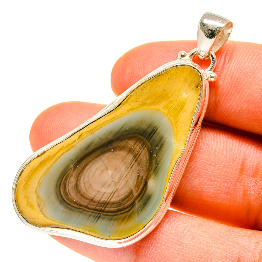 Willow Creek Jasper Pendants handcrafted by Anasilvercos - PD760130