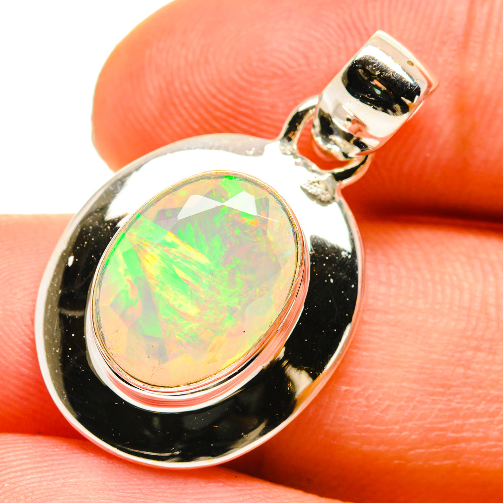 Ethiopian Opal Pendants handcrafted by Anasilvercos - PD760137