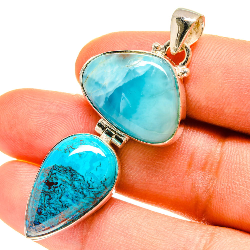 Shattuckite Pendants handcrafted by Anasilvercos - PD760145