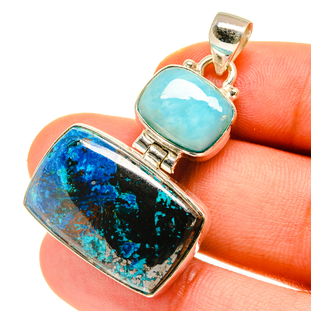 Shattuckite Pendants handcrafted by Anasilvercos - PD760151