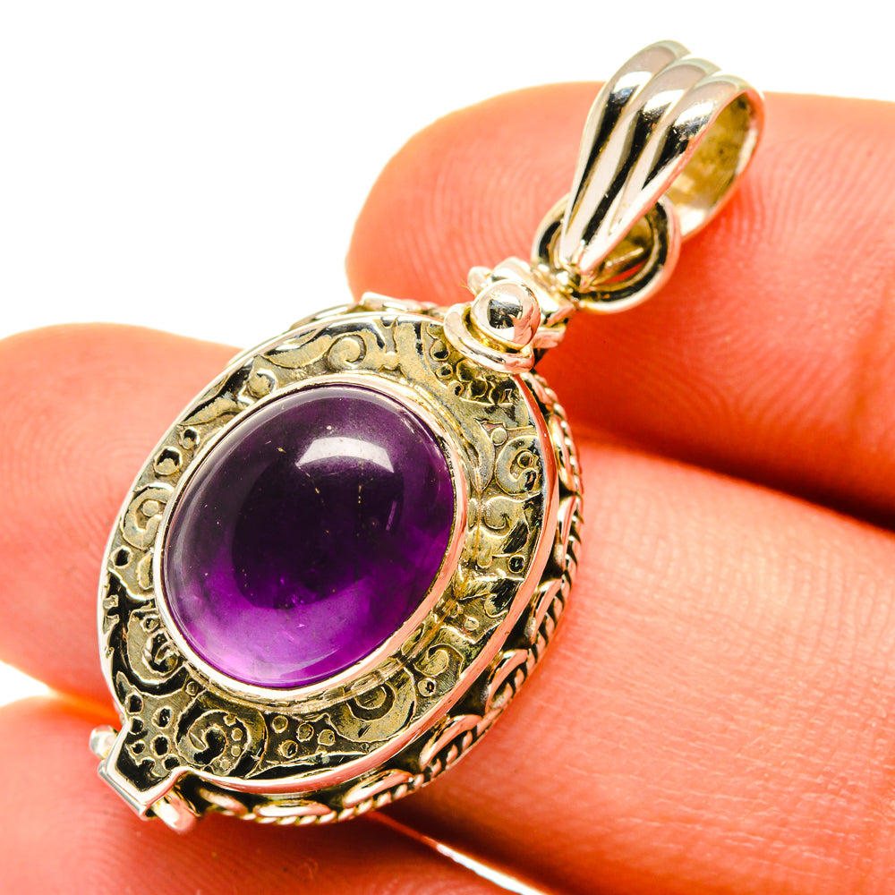 Amethyst Pendants handcrafted by Anasilvercos - PD760156