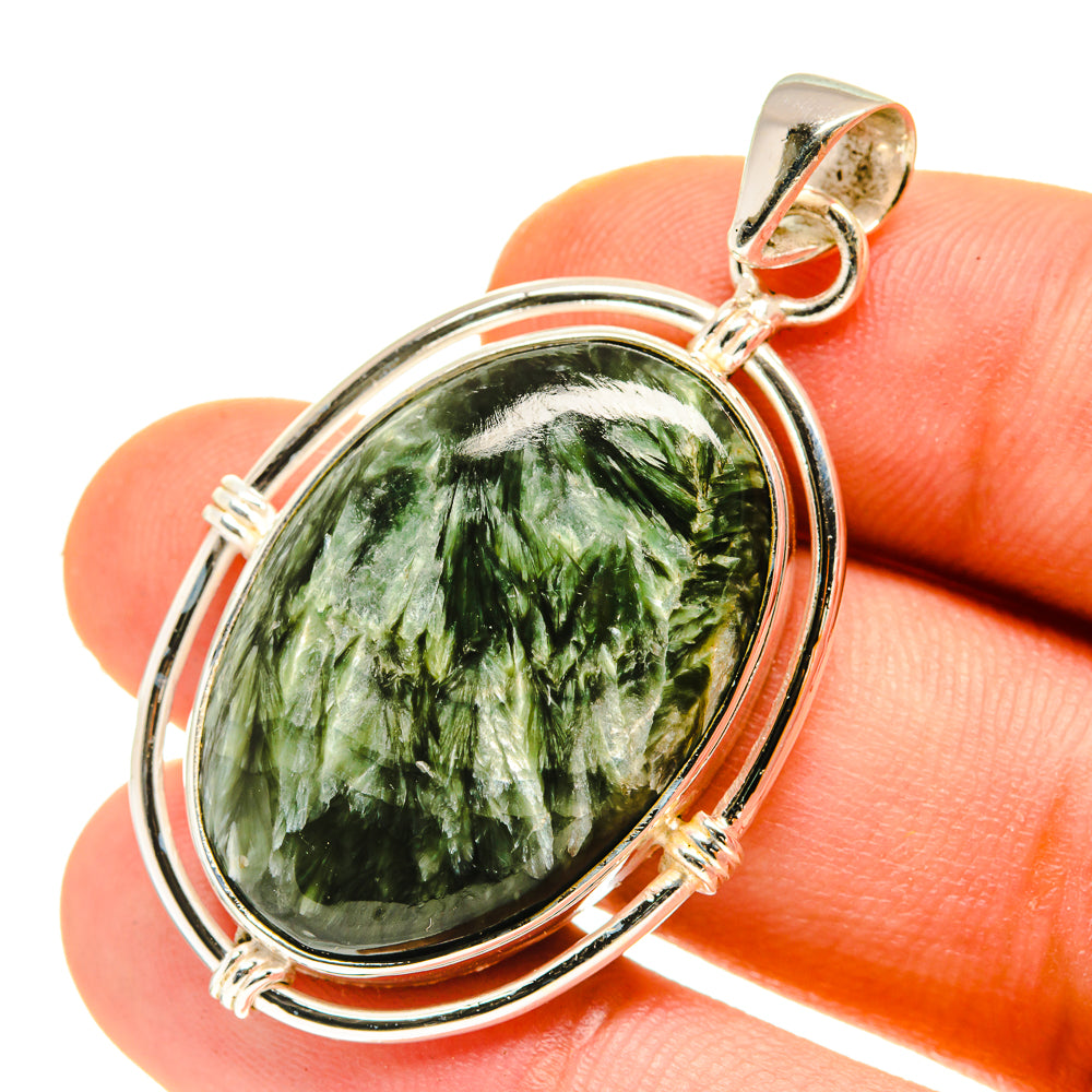 Seraphinite Pendants handcrafted by Anasilvercos - PD760158
