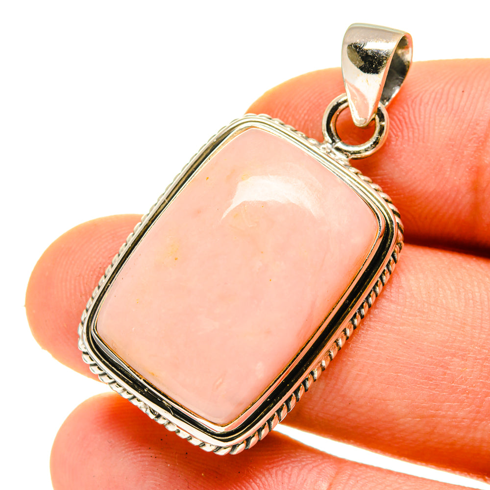 Pink Opal Pendants handcrafted by Anasilvercos - PD760159