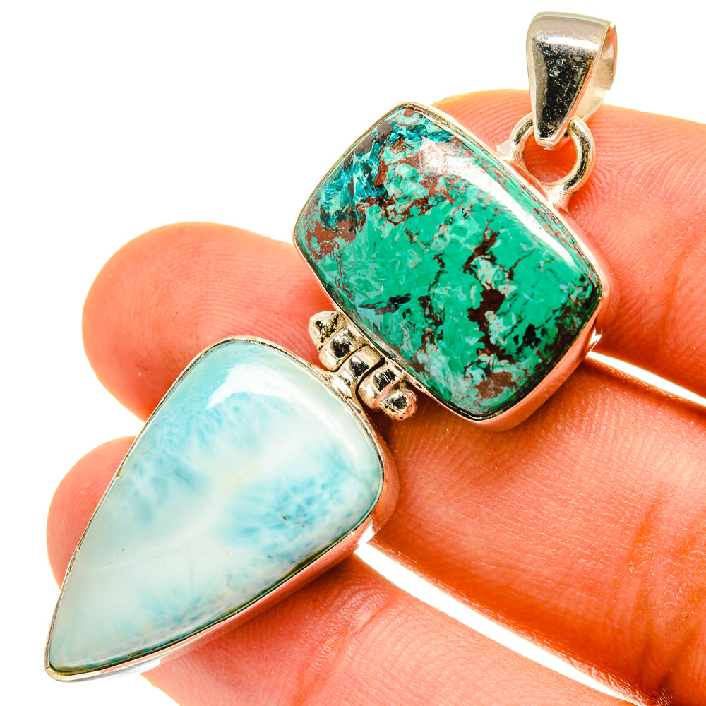 Larimar Pendants handcrafted by Anasilvercos - PD760162