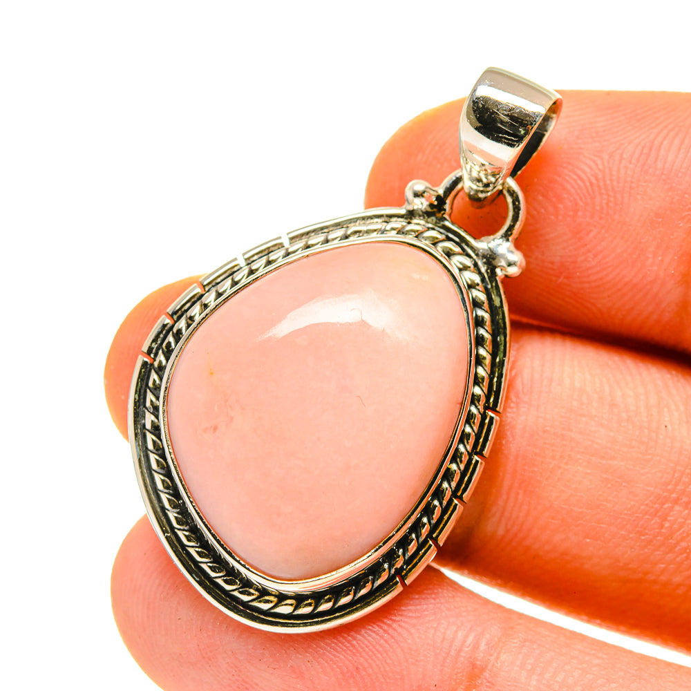 Pink Opal Pendants handcrafted by Anasilvercos - PD760185