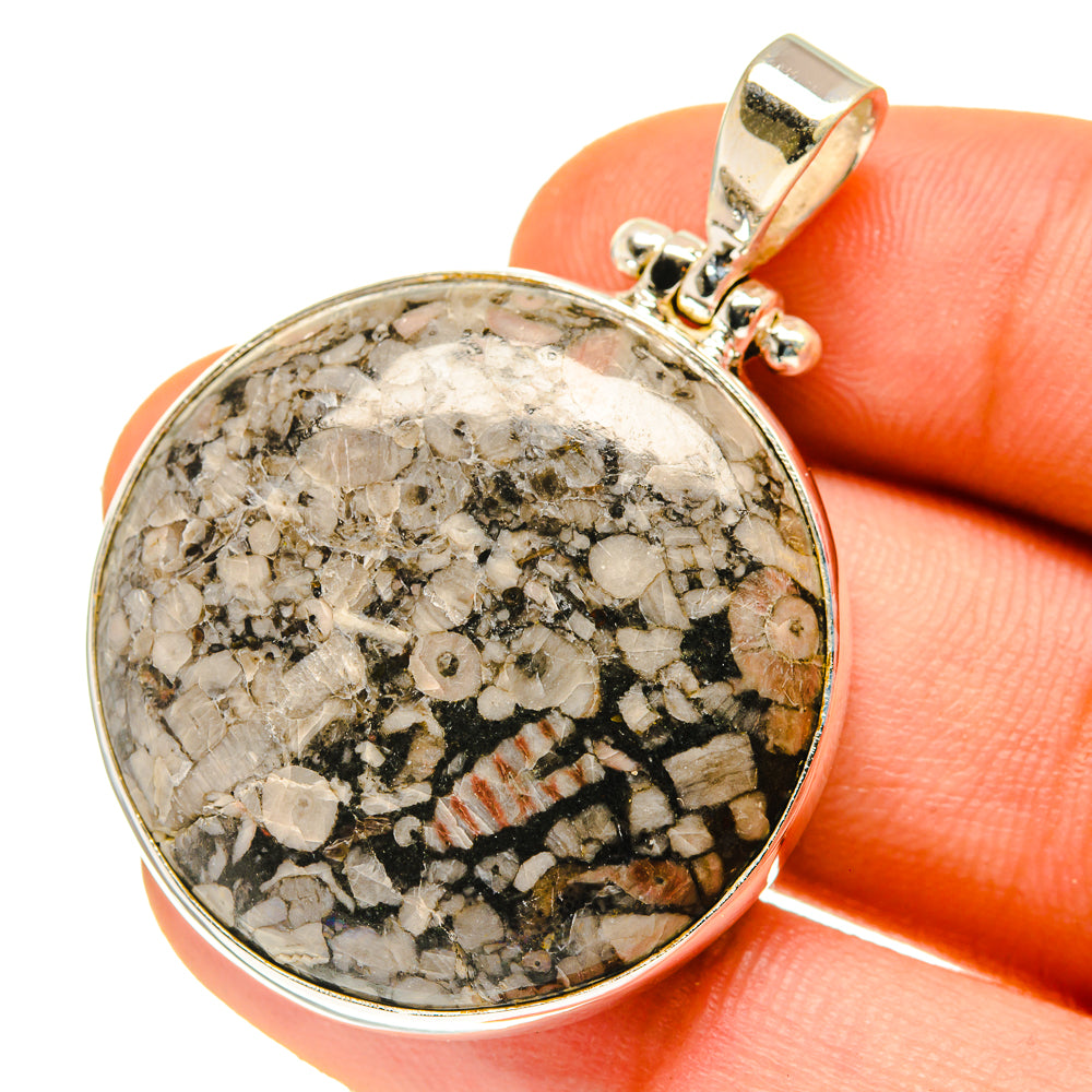 Crinoid Fossil Pendants handcrafted by Anasilvercos - PD760191
