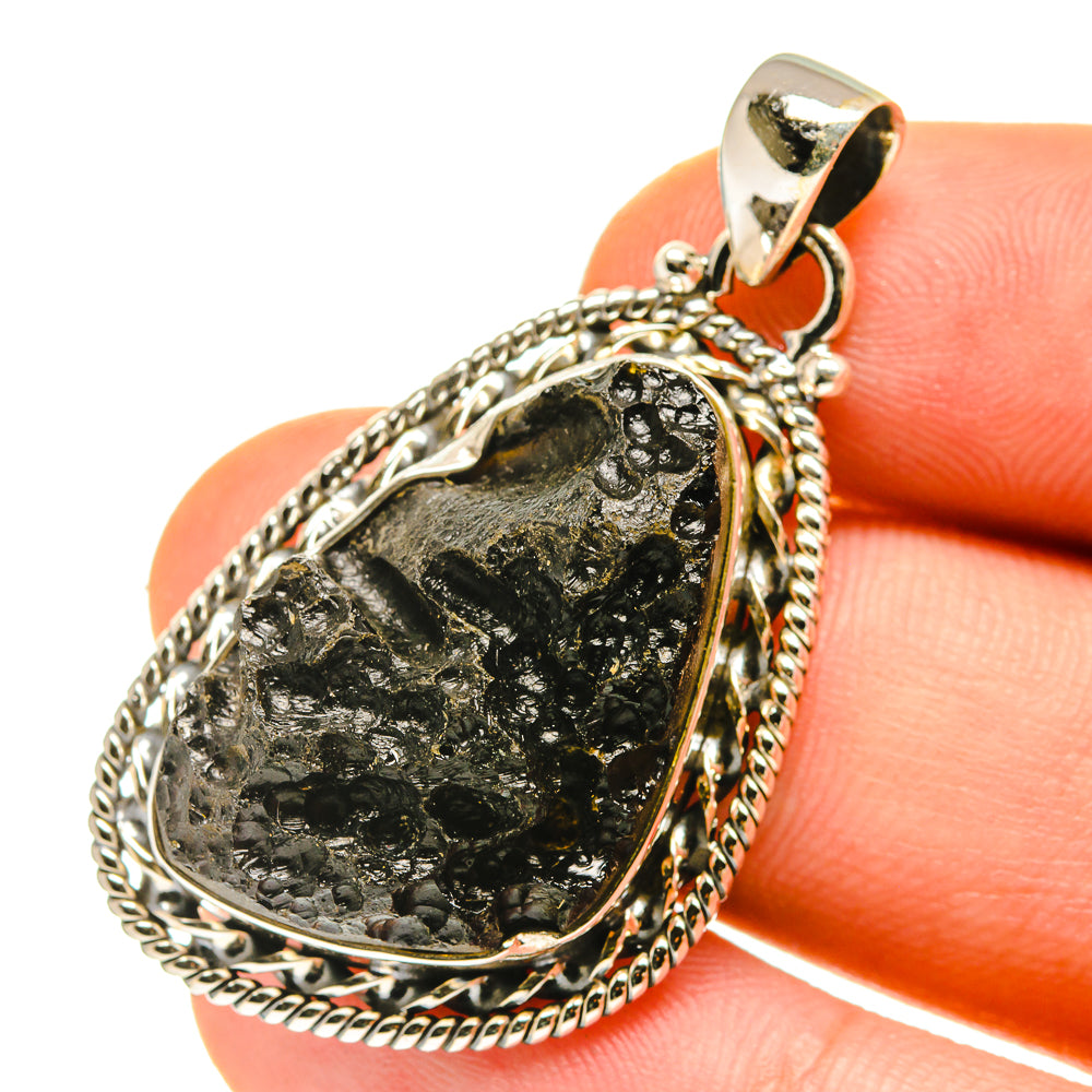 Tektite Pendants handcrafted by Anasilvercos - PD760197