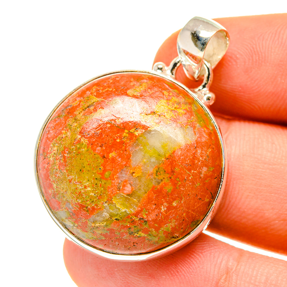 Unakite Pendants handcrafted by Anasilvercos - PD760198