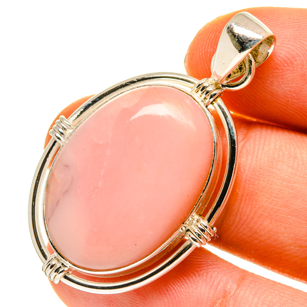Pink Opal Pendants handcrafted by Anasilvercos - PD760202