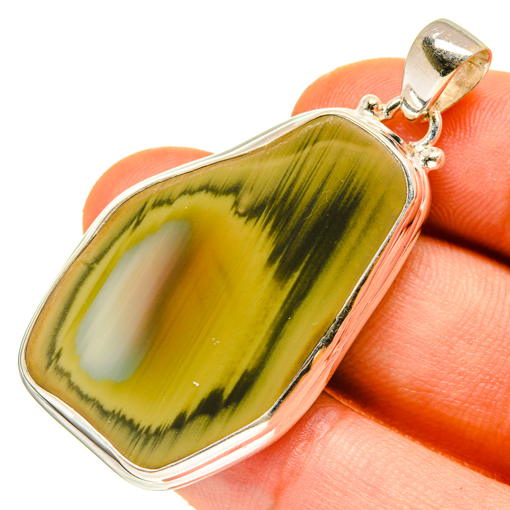 Willow Creek Jasper Pendants handcrafted by Anasilvercos - PD760205