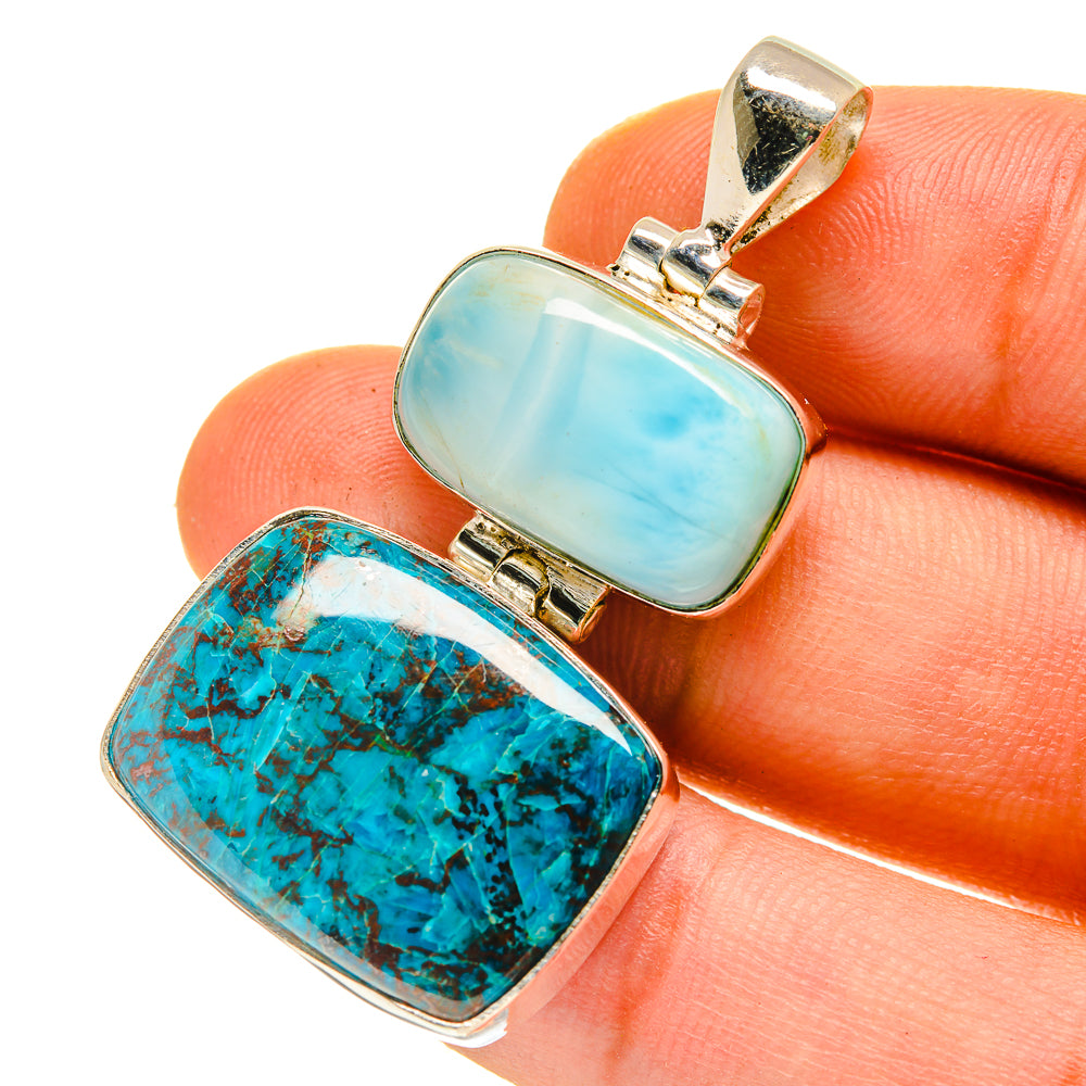 Shattuckite Pendants handcrafted by Anasilvercos - PD760219