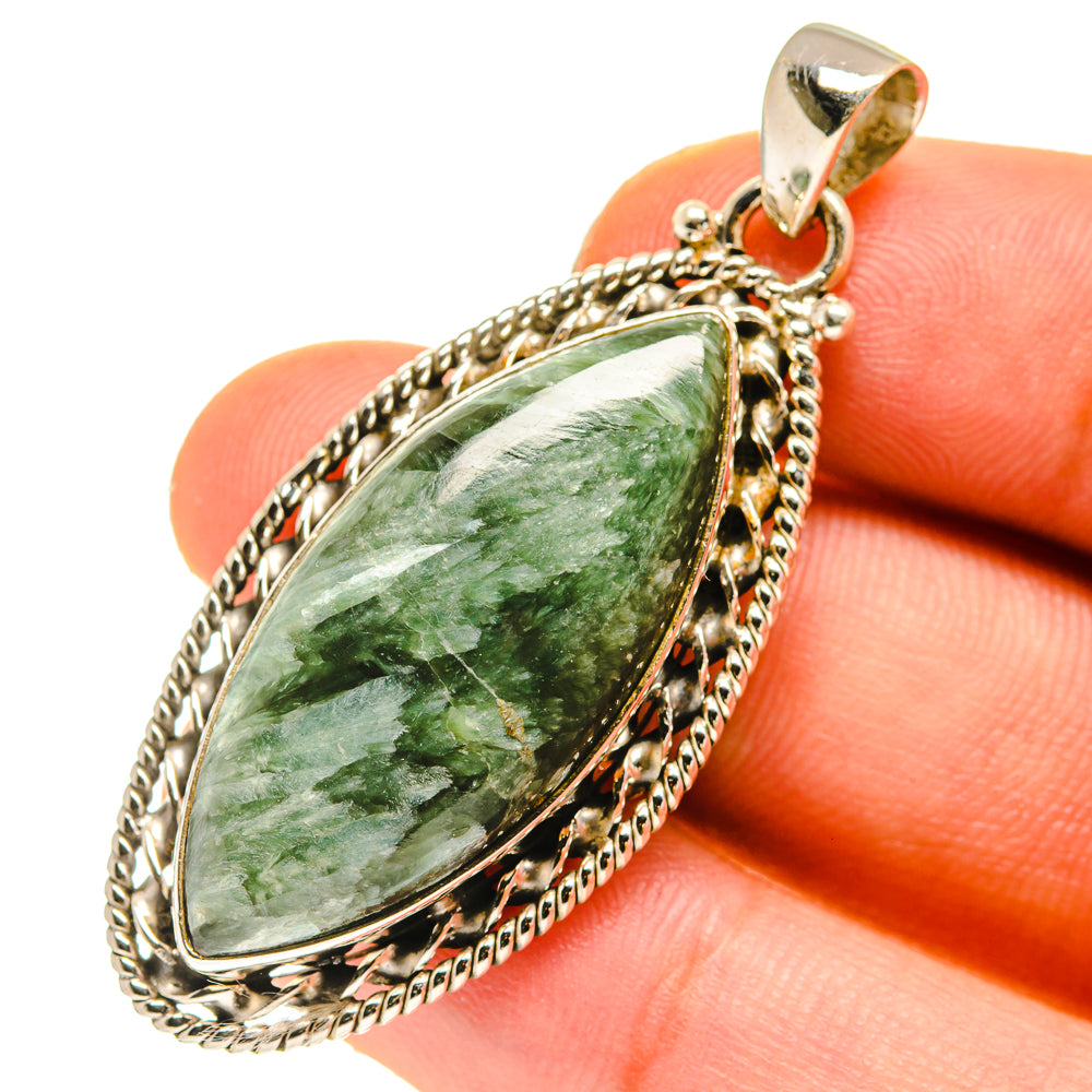Seraphinite Pendants handcrafted by Anasilvercos - PD760224