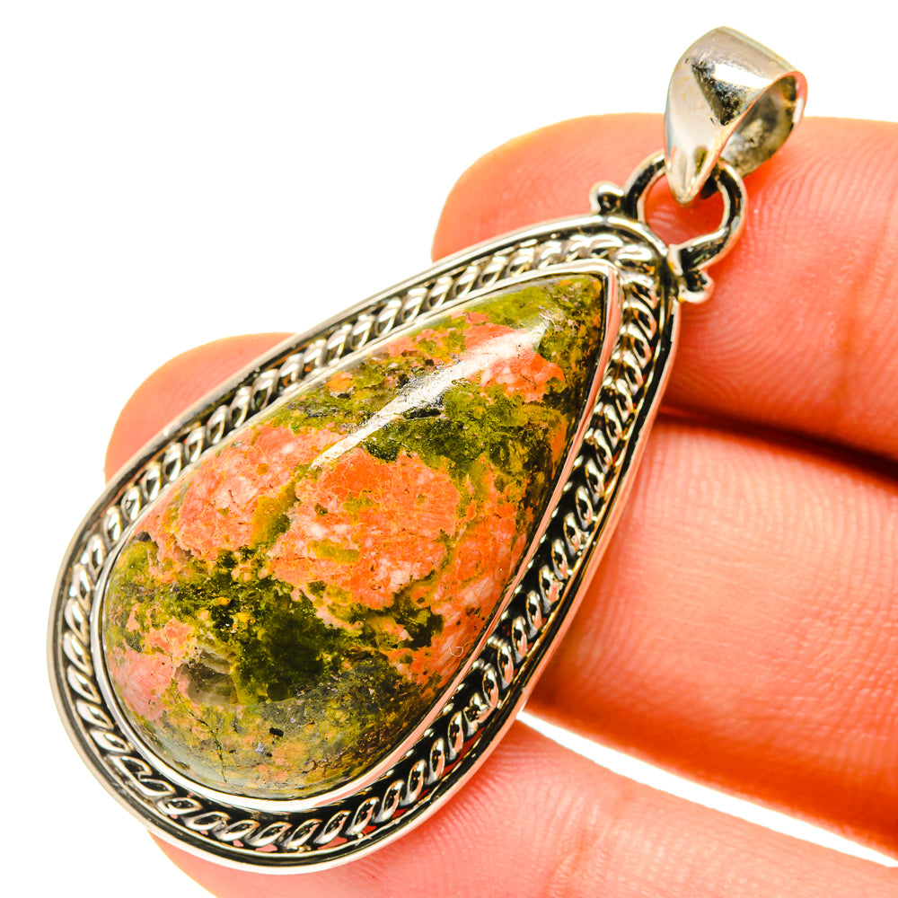 Unakite Pendants handcrafted by Anasilvercos - PD760231