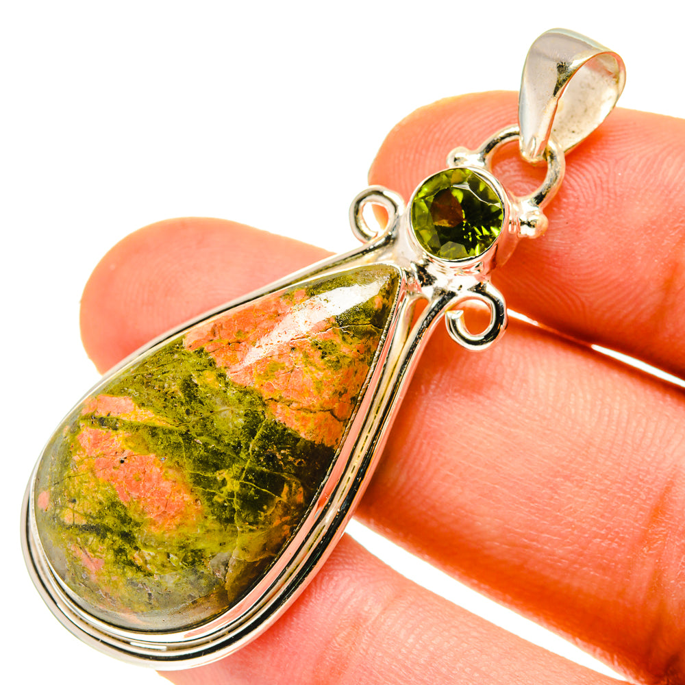 Unakite Pendants handcrafted by Anasilvercos - PD760238