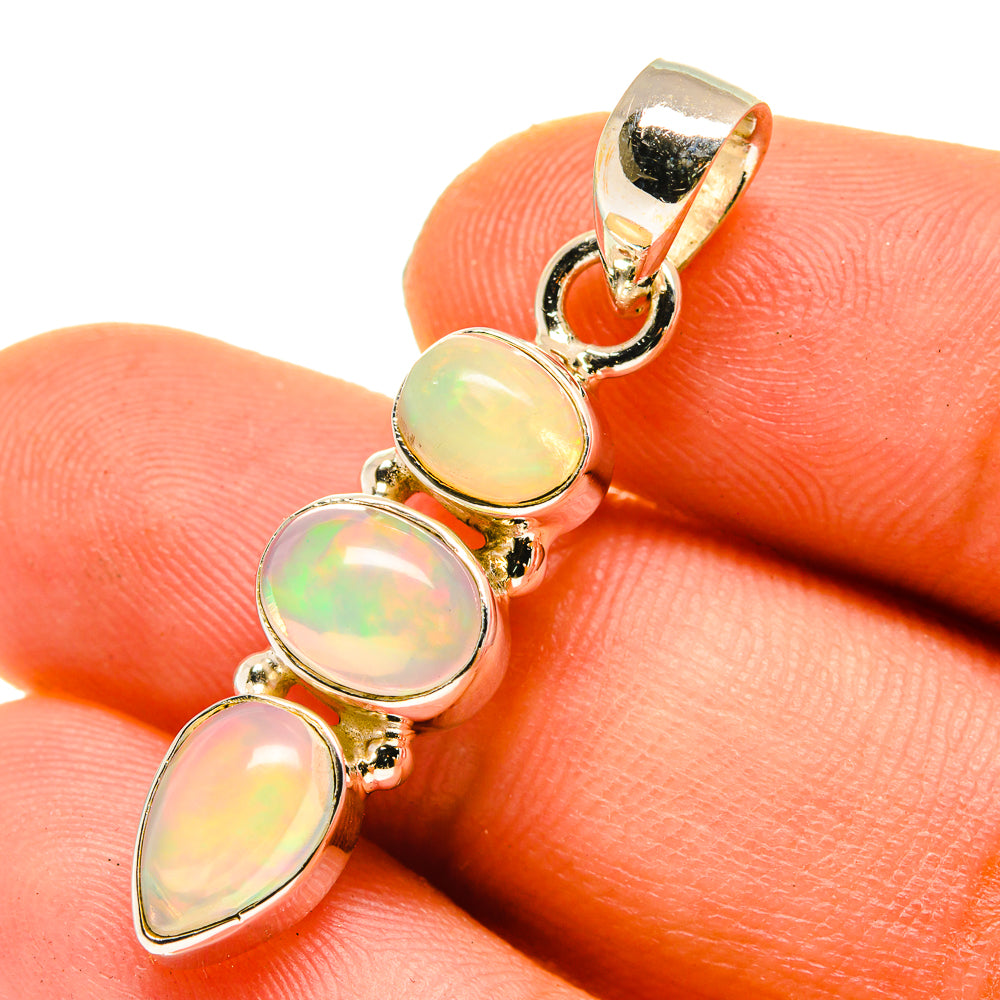 Ethiopian Opal Pendants handcrafted by Anasilvercos - PD760246