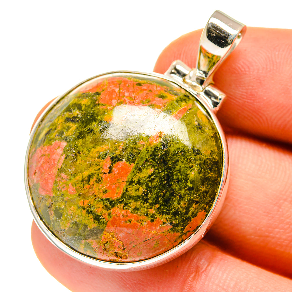 Unakite Pendants handcrafted by Anasilvercos - PD760265