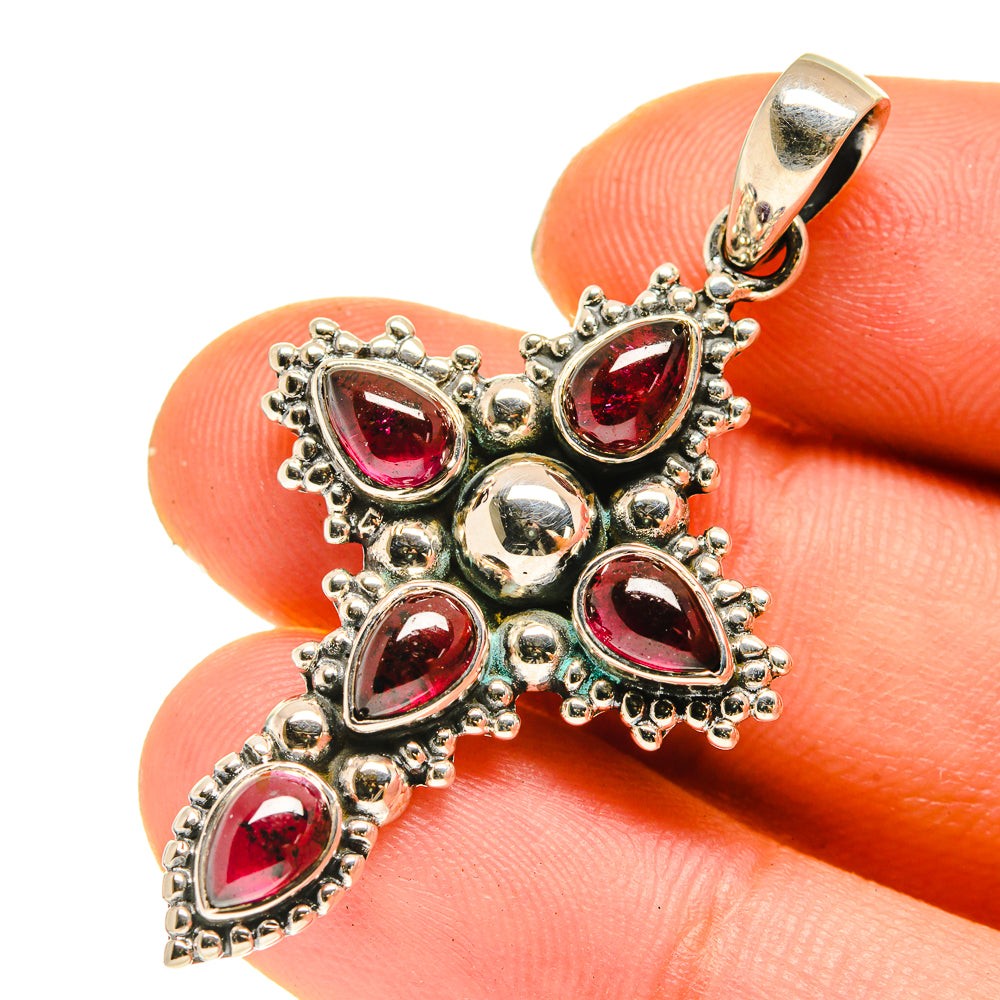 Garnet Pendants handcrafted by Anasilvercos - PD760269