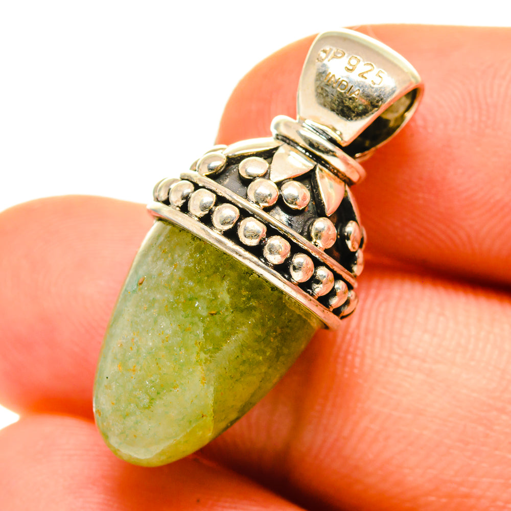 Green Aventurine Pendants handcrafted by Anasilvercos - PD760299