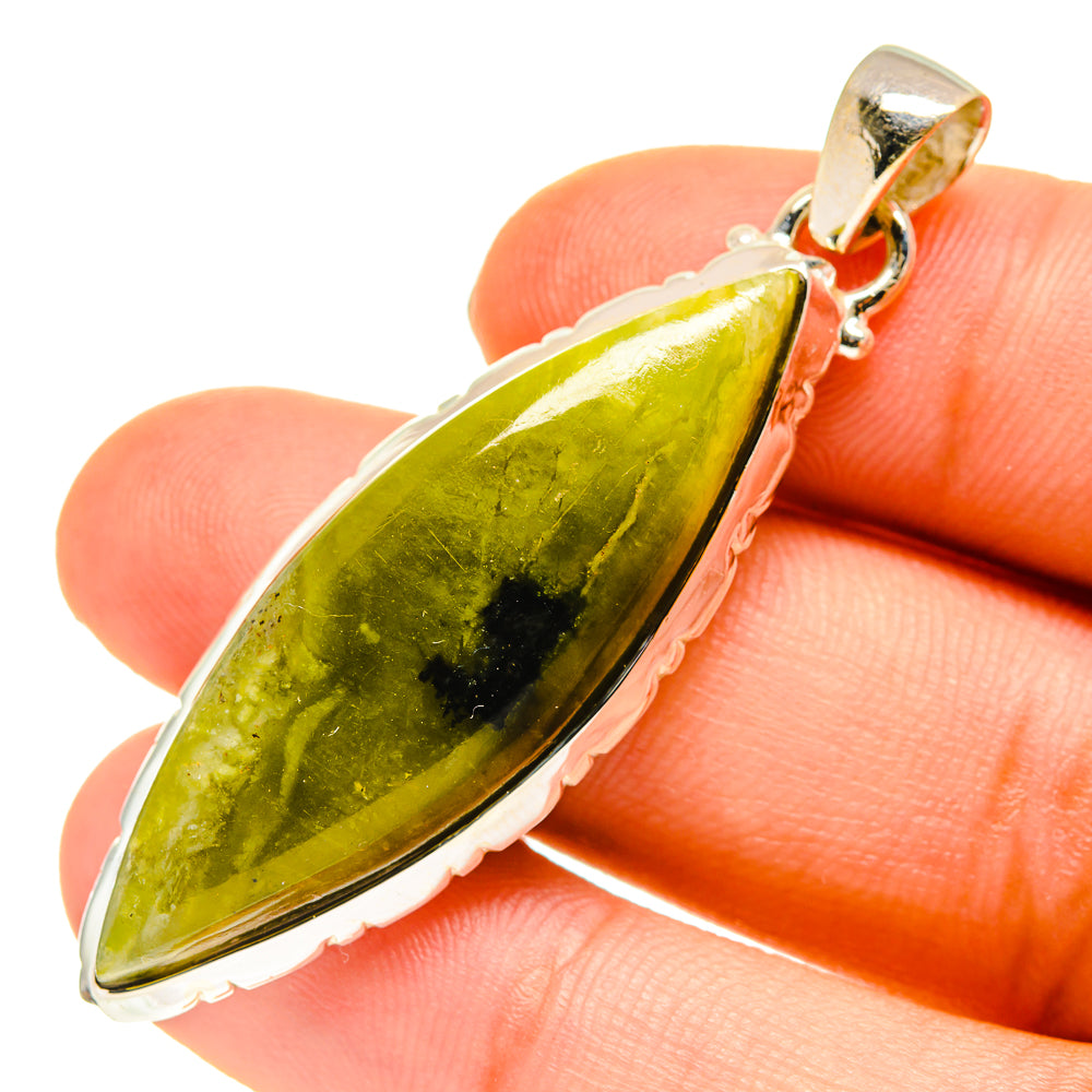 Rainforest Jasper Pendants handcrafted by Anasilvercos - PD760303