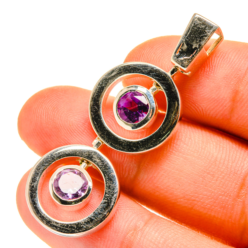 Amethyst Pendants handcrafted by Anasilvercos - PD760314