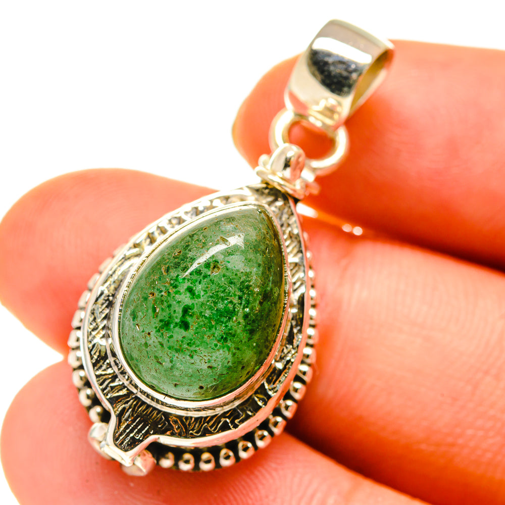Green Aventurine Pendants handcrafted by Anasilvercos - PD760326